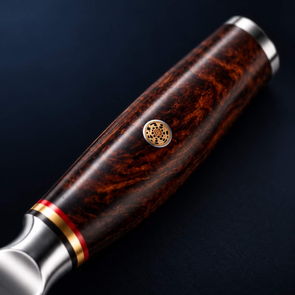 Why choose the Soruken Kuro Damascus Wide-Blade Kitchen Knife – Wood Handle?